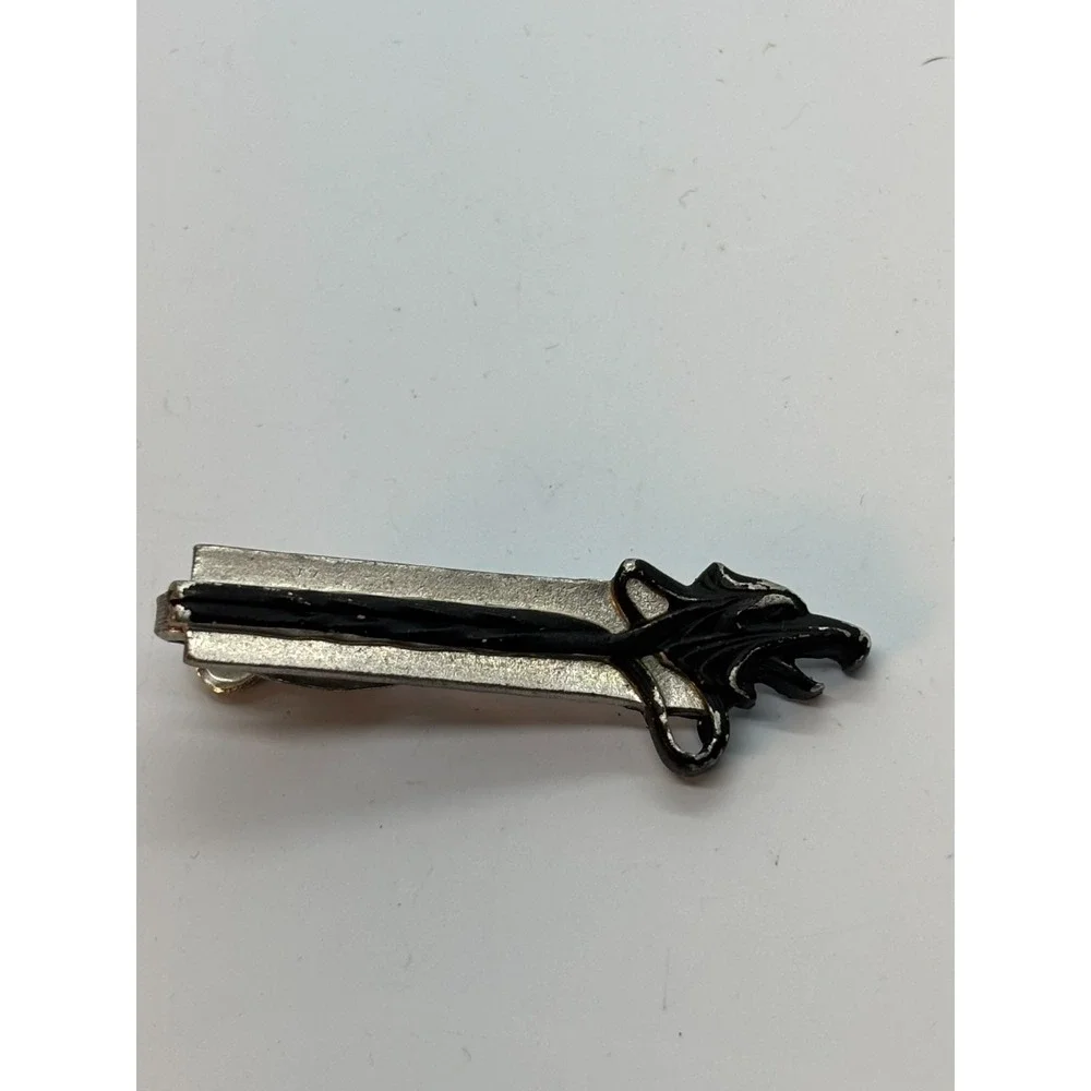Vintage Hickok Tie Pin in‎ Silver Tone Eagle Head AS IS